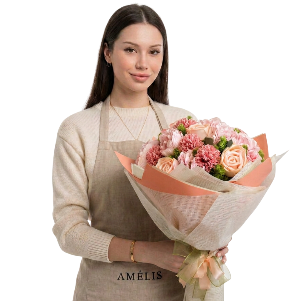 Coco – Solmayan Gül ve Karanfil Buketi